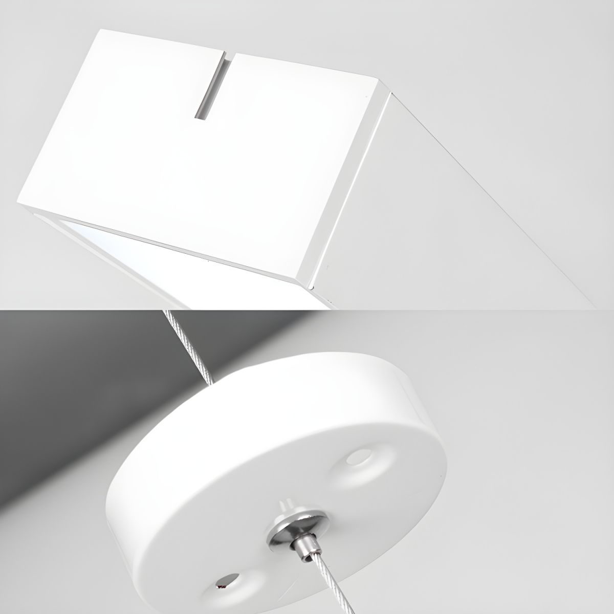Sleek Architectural Metal Bar Pendant Light