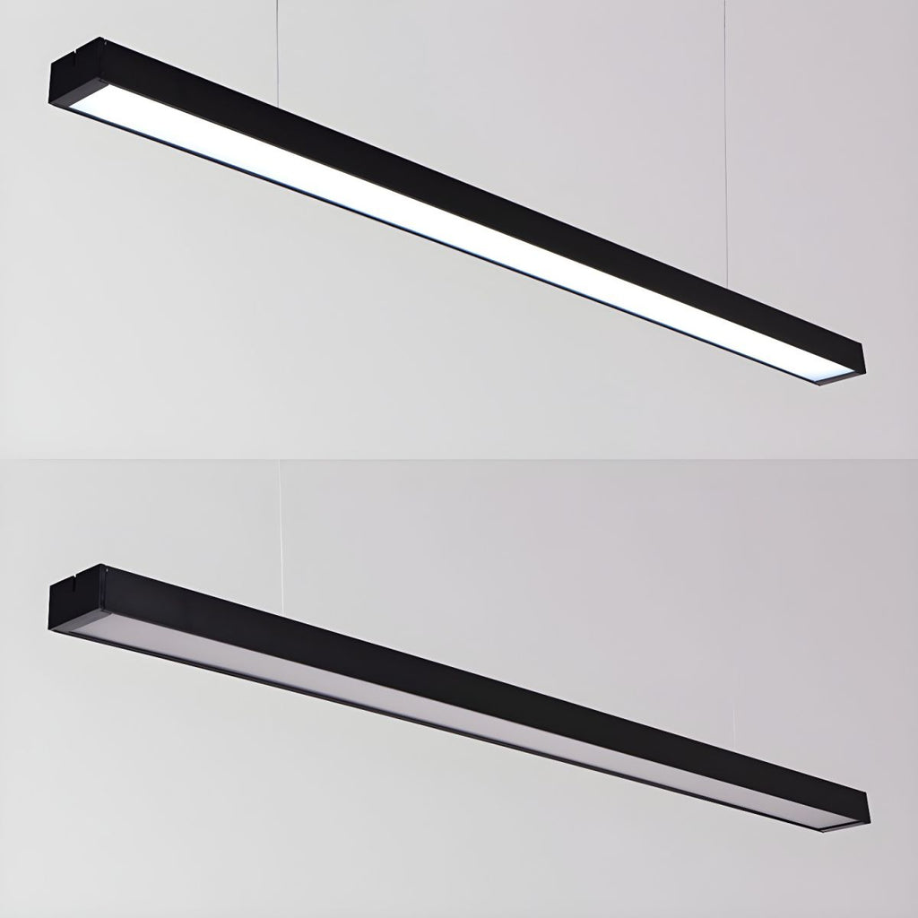 Sleek Architectural Metal Bar Pendant Light
