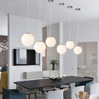 Frosted Globe Pendant Light