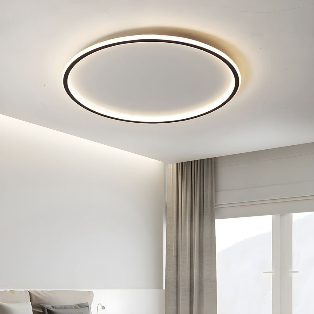 Nordic Style Black Halo Ceiling Light