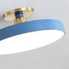 Modern Macaron Semi Flush Mount