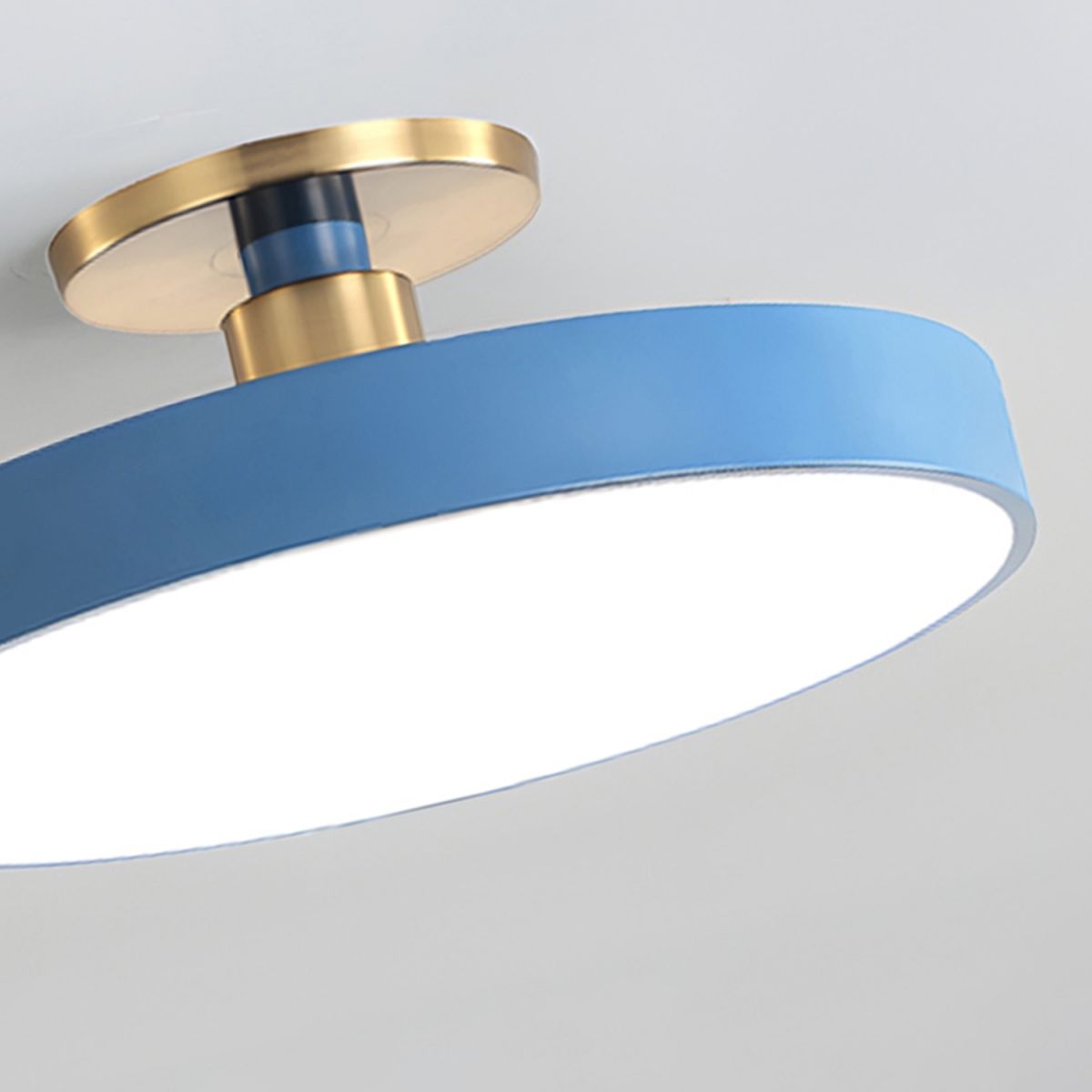Modern Macaron Semi Flush Mount