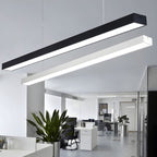 Sleek Architectural Metal Bar Pendant Light