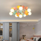 Modern Sputnik Semi Flush Mount Ceiling Light