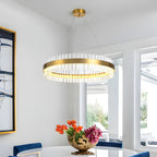 Circular Crystal Ring Chandelier