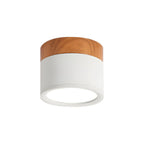 Sculpted Macaron Cylinder Ceiling Light
