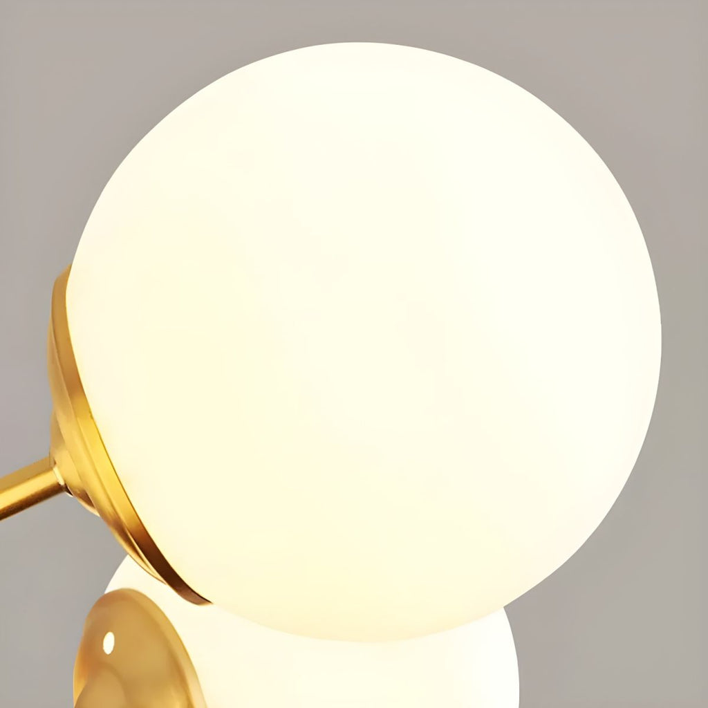 8-Light Sputnik Brass Chandelier