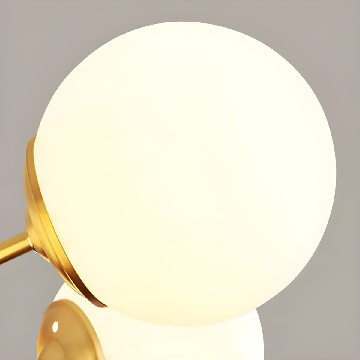 8-Light Sputnik Brass Chandelier
