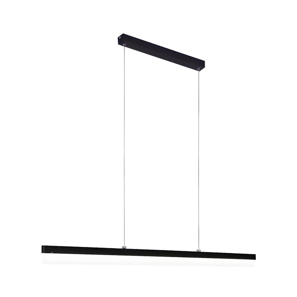 Refined Acrylic Bar Pendant in Matte Black