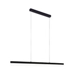 Refined Acrylic Bar Pendant in Matte Black