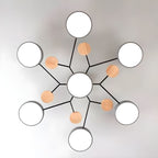 Macaron Glass Cluster Ceiling Light