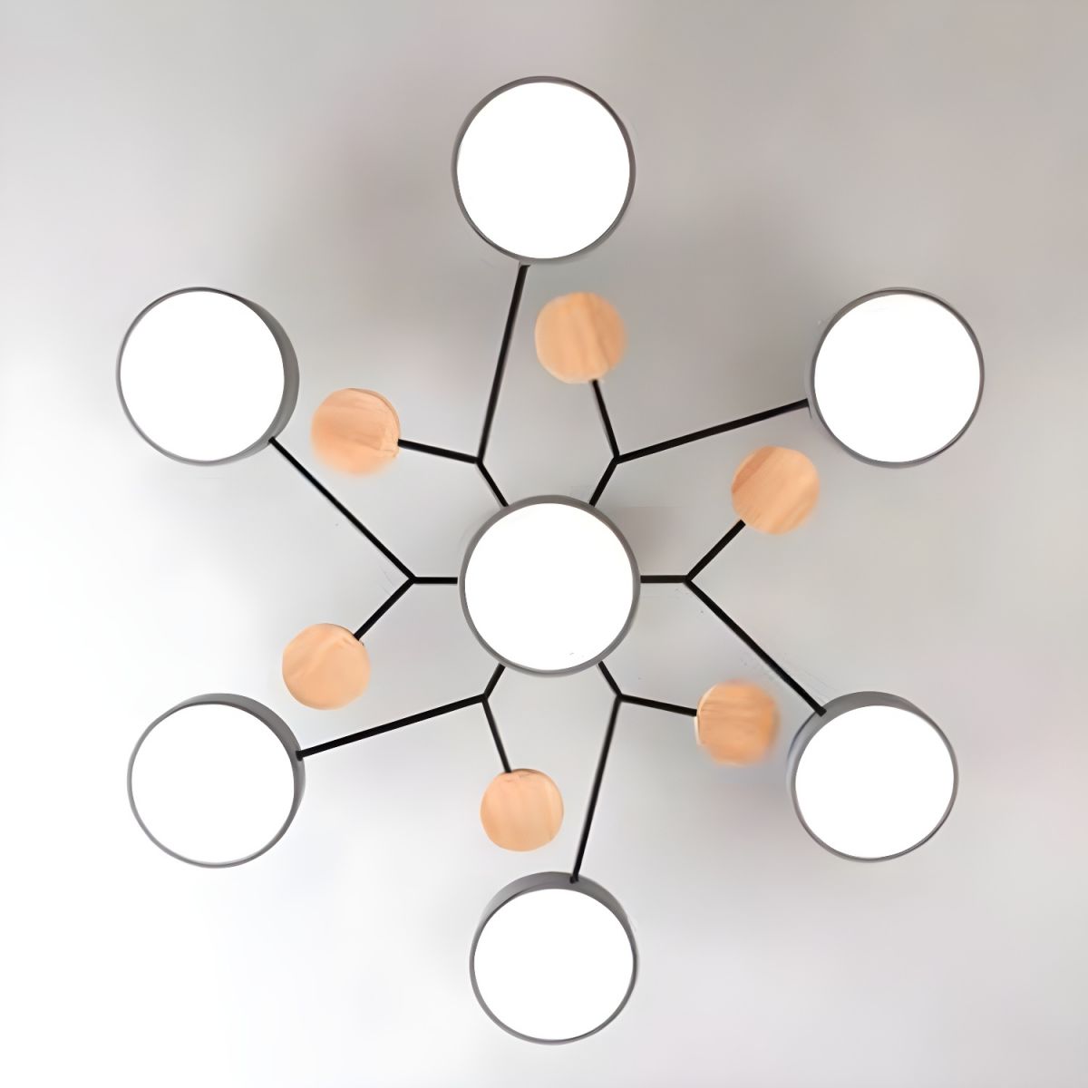 Macaron Glass Cluster Ceiling Light