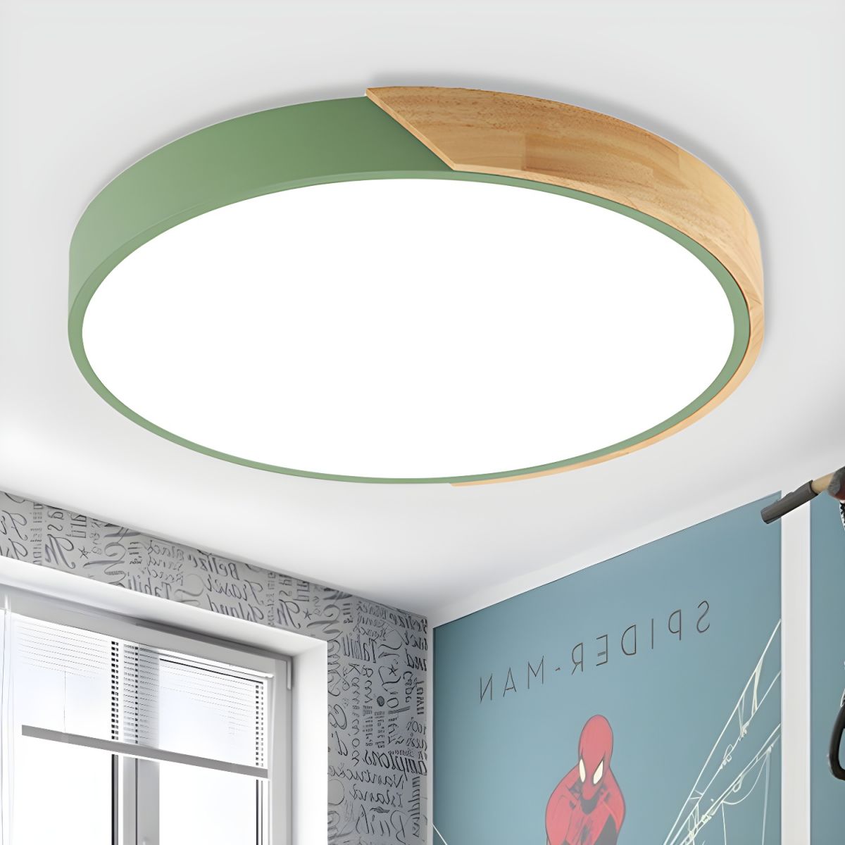 Minimalist Macaron Halo Ceiling Light
