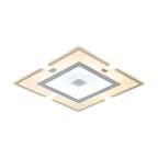 Modern Rectilinear Acrylic Flush Mount