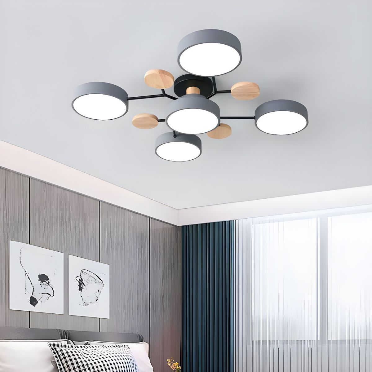 Macaron Glass Cluster Ceiling Light