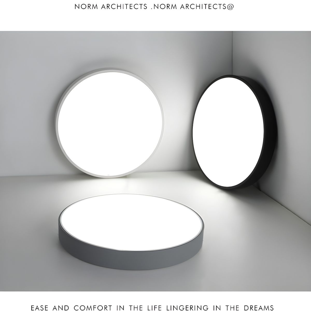 Modern Minimal Disc Ceiling Light
