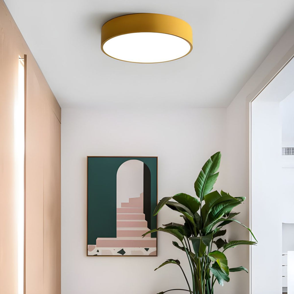 Ultra Slim Nordic Semi Flush Mount Light