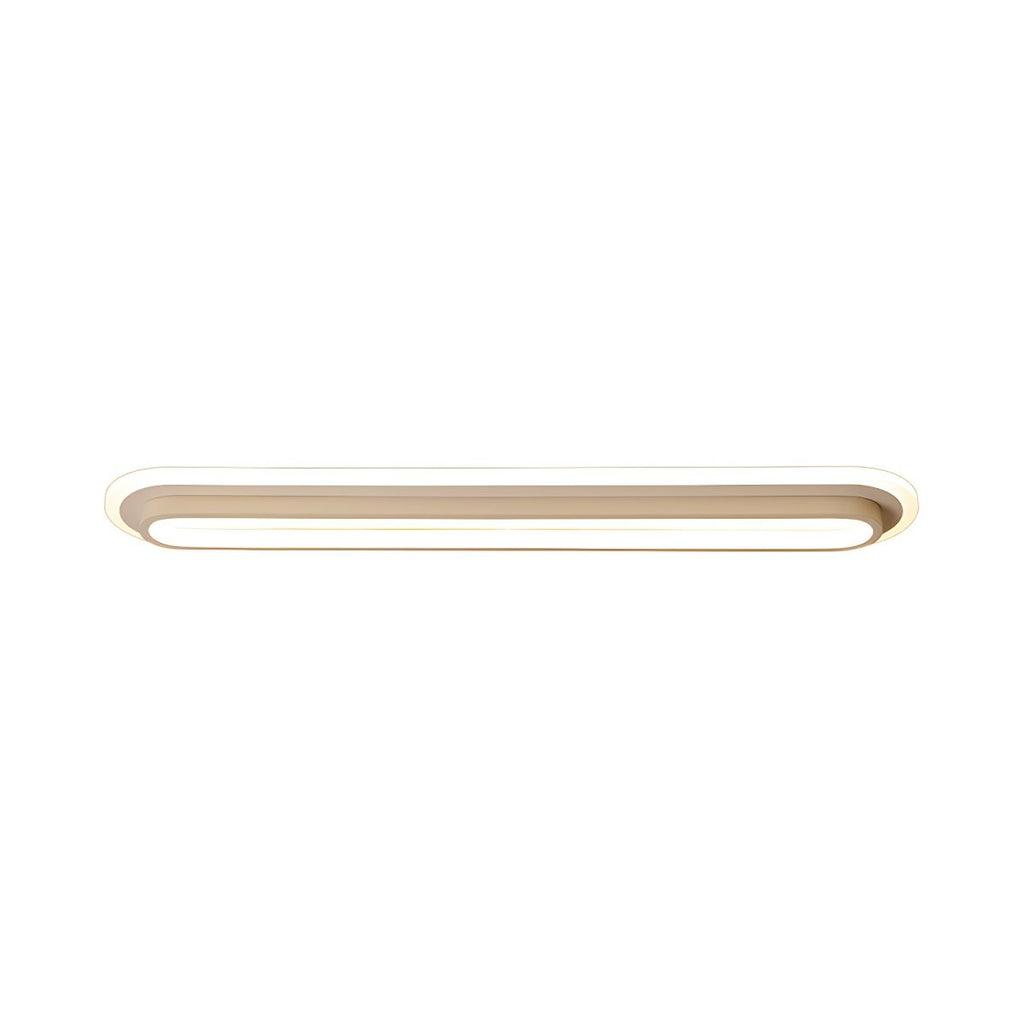 Oval Flush Light with Acrylic Glow