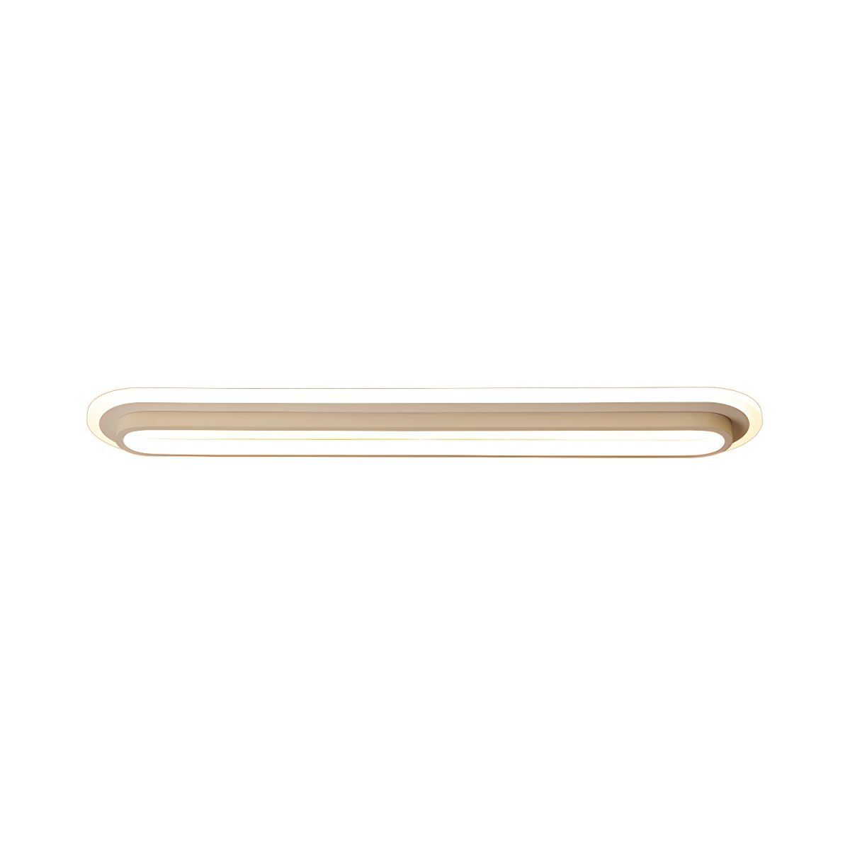 Oval Flush Light with Acrylic Glow