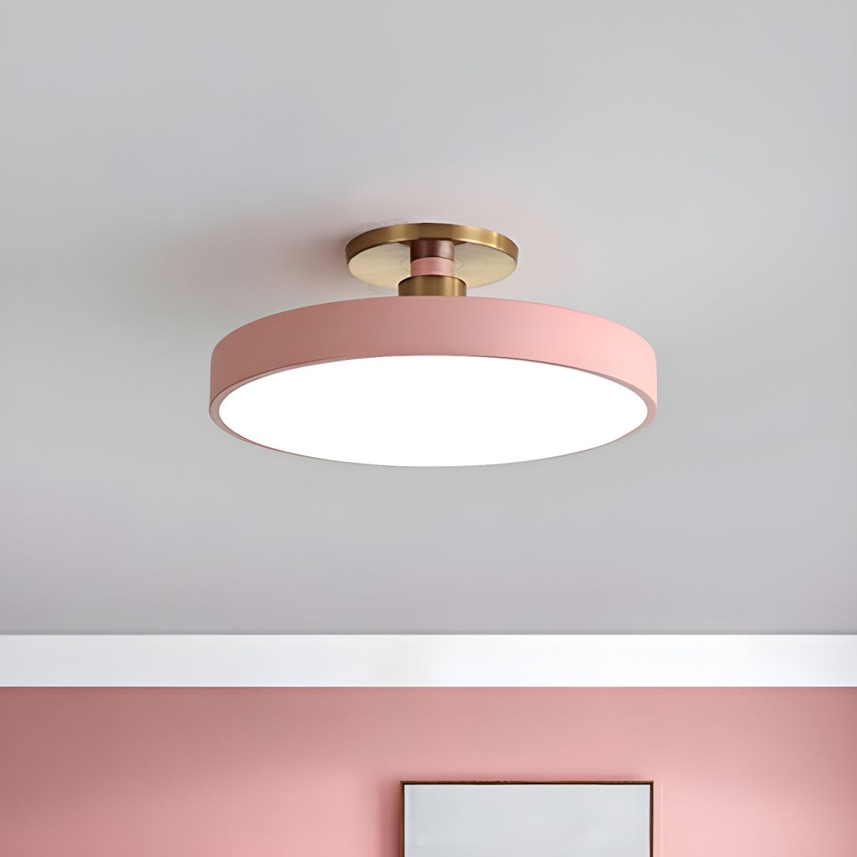 Nordic Luxe Acrylic Disc Ceiling Light