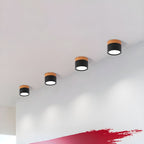 Sculpted Macaron Cylinder Ceiling Light