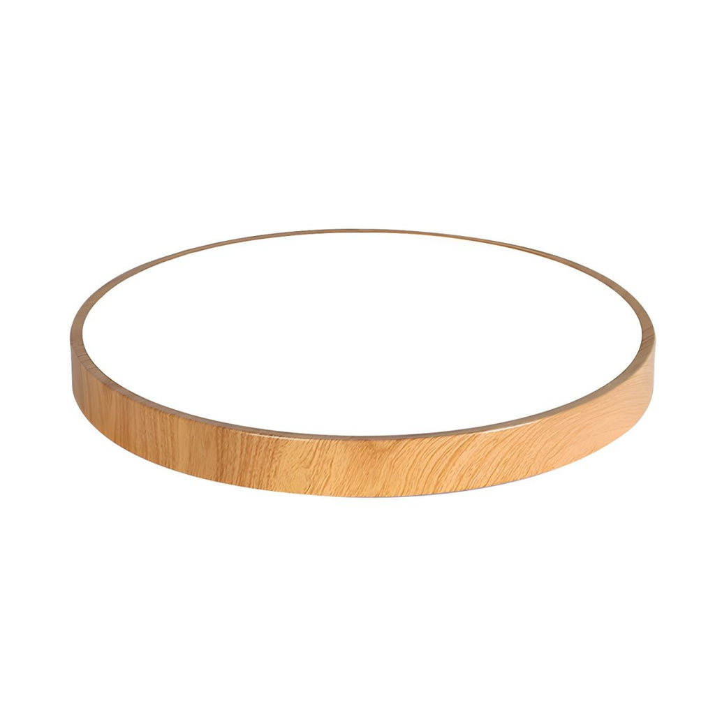Minimalist Nordic Wood Halo Ceiling Sculpture