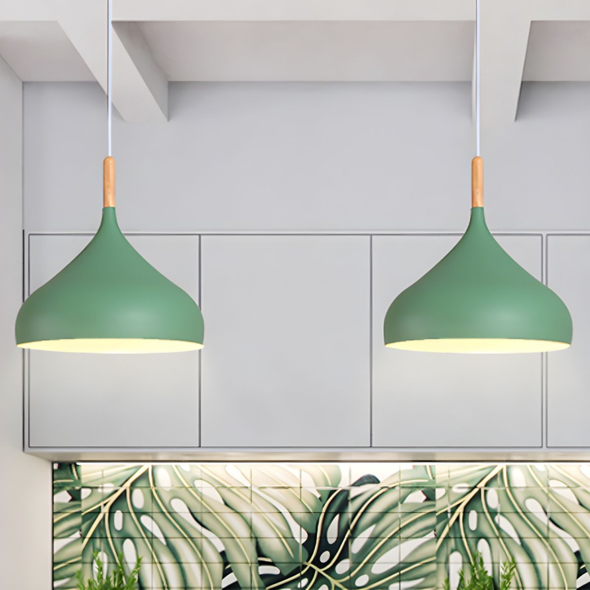 Nordic Metal Teardrop Flush Light