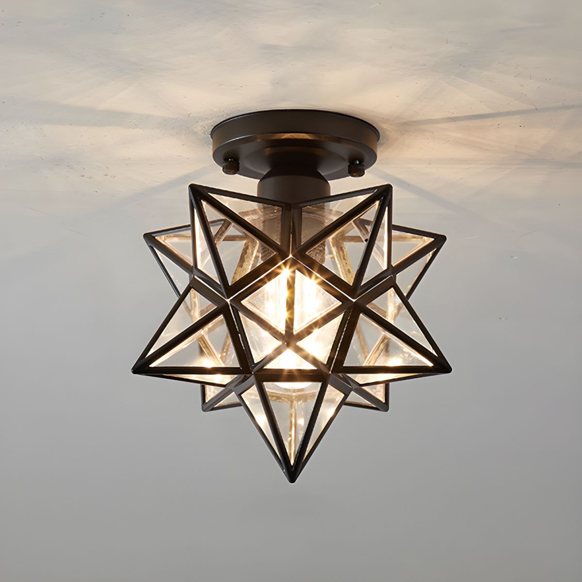Colonial Star Semi-Flush Mount
