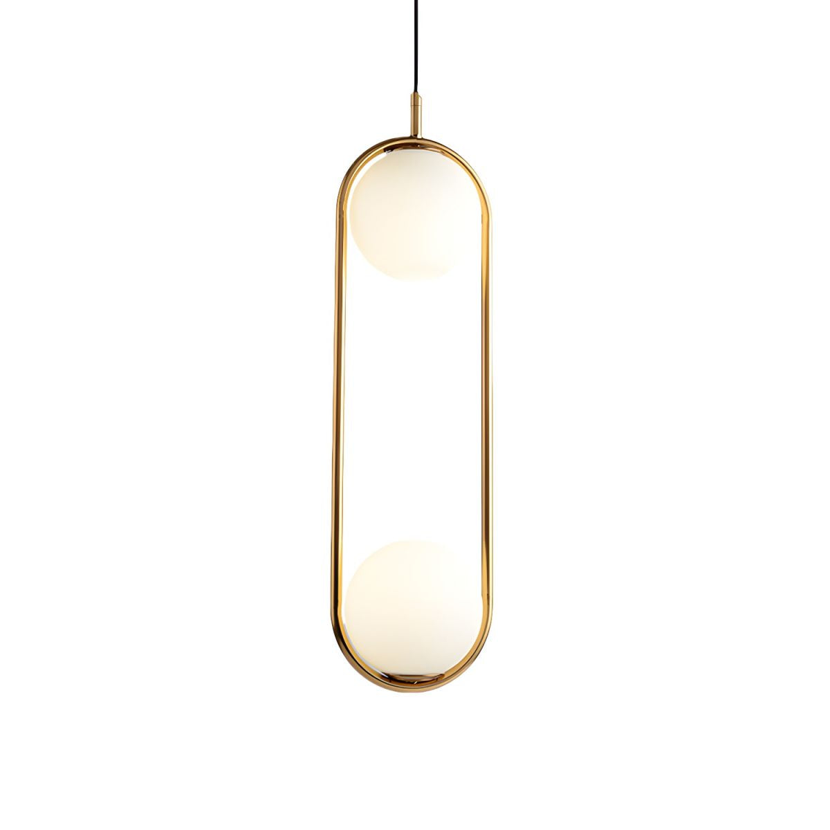 Modern White Globe Pendant Ceiling Glow