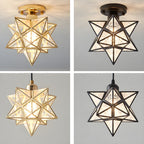 Colonial Star Semi-Flush Mount