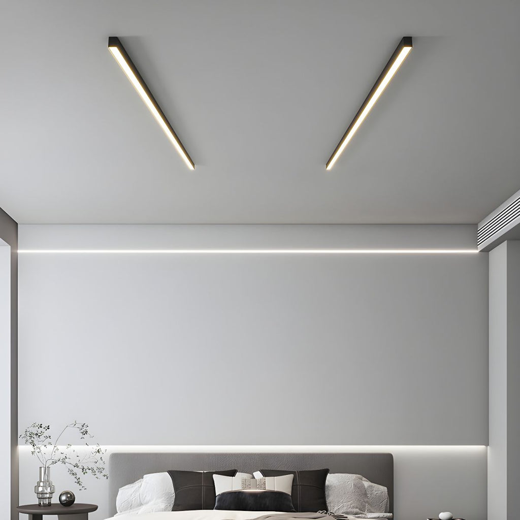 Architectural Strip Flush Ceiling Light