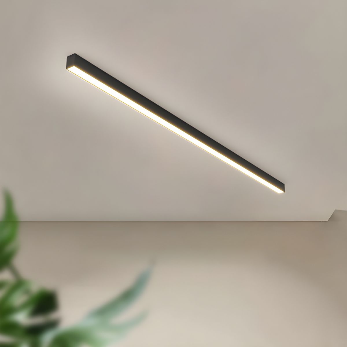 Architectural Strip Flush Ceiling Light