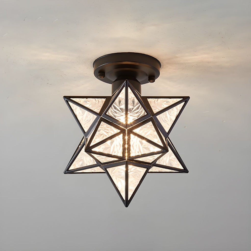 Colonial Star Semi-Flush Mount