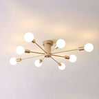 Minimalist Sputnik Halo Semi-Flush Ceiling Light