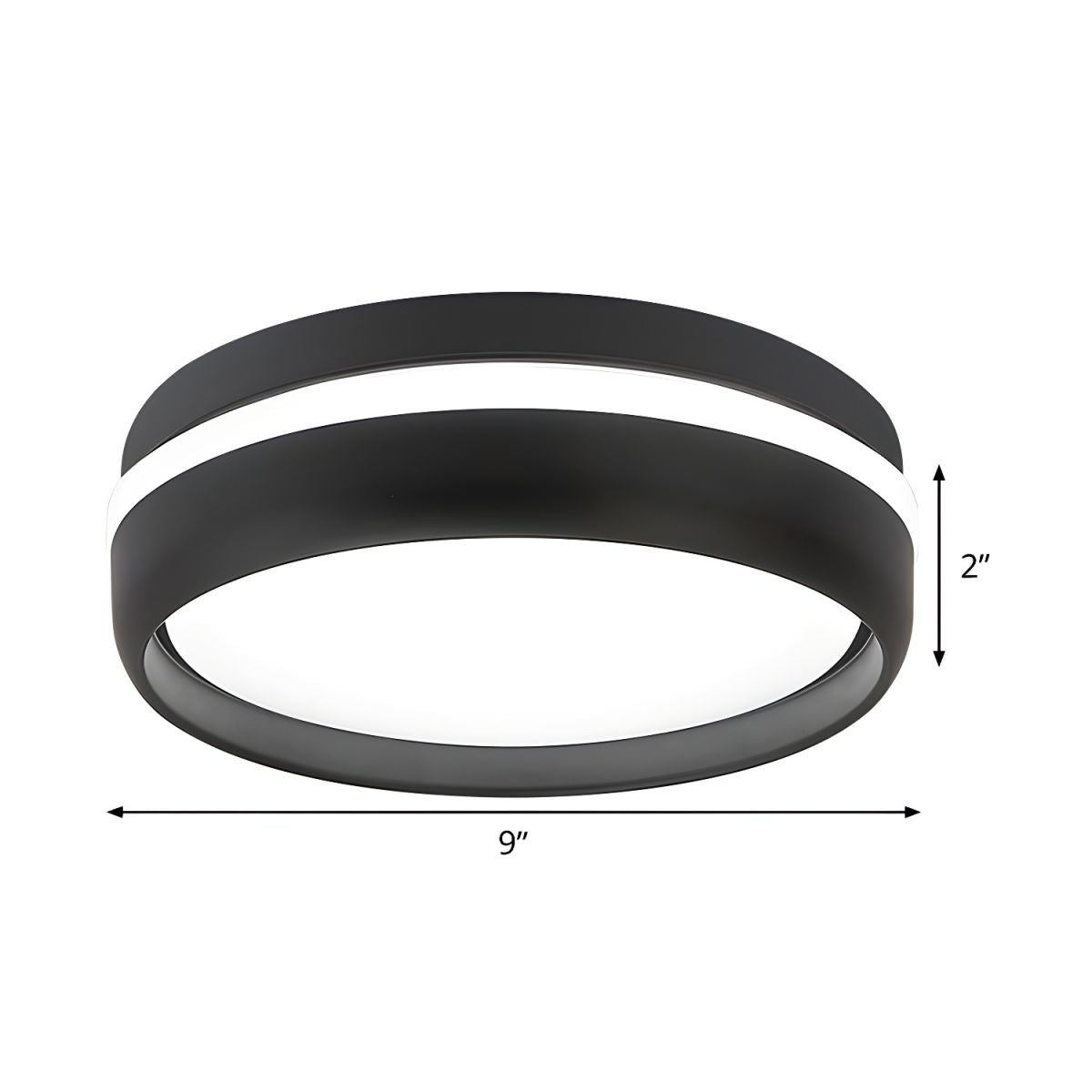 Modern Drum Flush Mount Ceiling Light