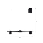 Architectural Drum Ceiling Pendant Light