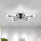 Minimalist Sputnik Halo Semi-Flush Ceiling Light