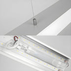 Sleek Architectural Metal Bar Pendant Light
