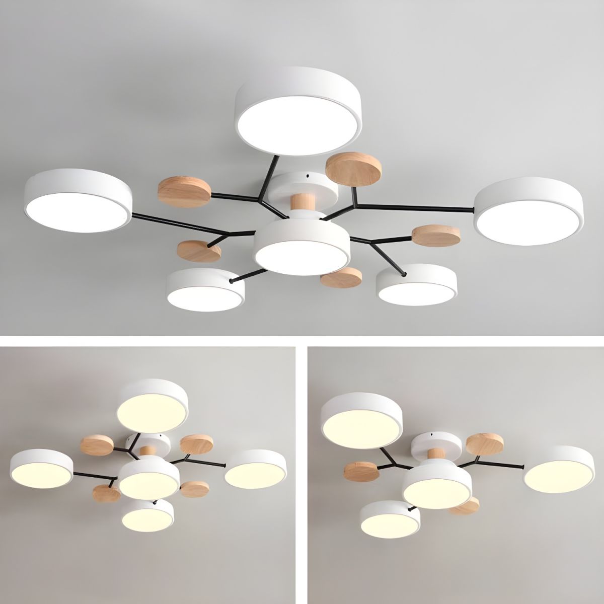 Macaron Glass Cluster Ceiling Light
