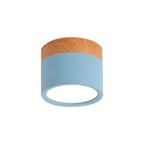 Sculpted Macaron Cylinder Ceiling Light