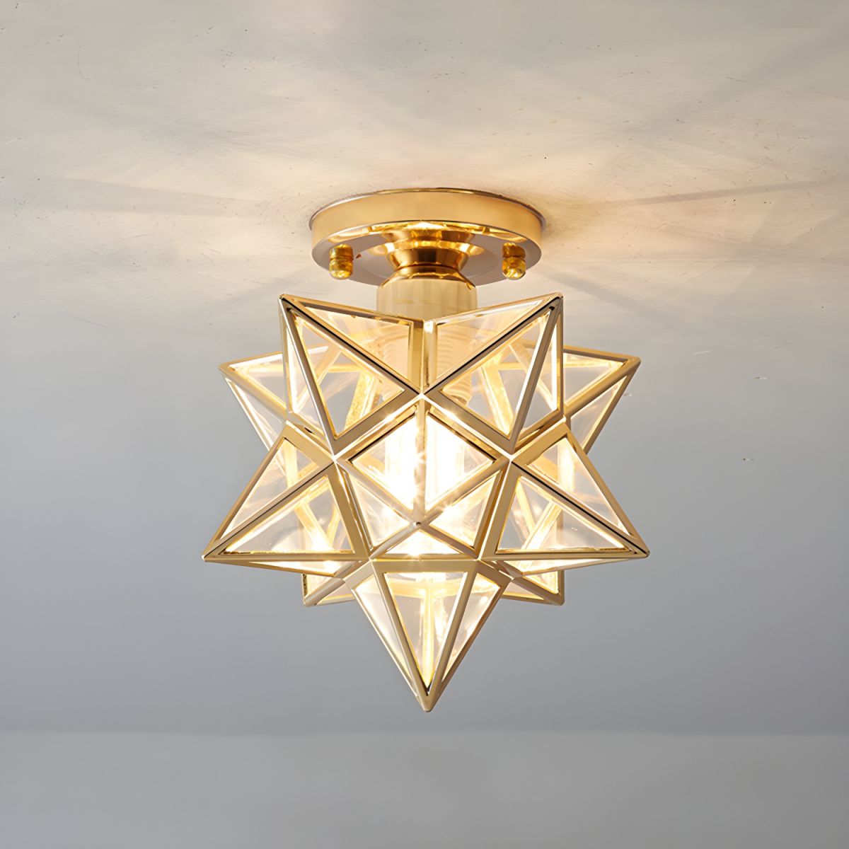 Colonial Star Semi-Flush Mount