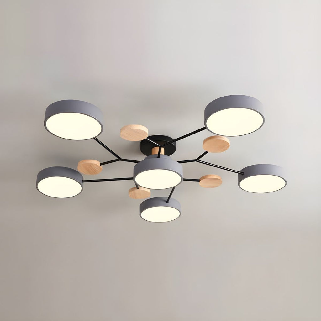 Macaron Glass Cluster Ceiling Light