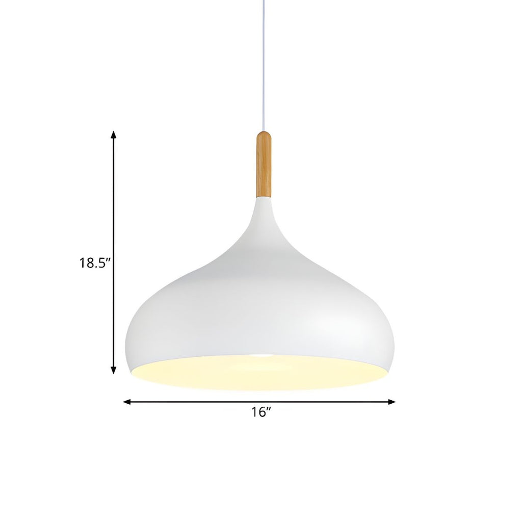 Nordic Metal Teardrop Flush Light