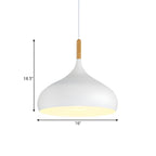 Nordic Metal Teardrop Flush Light