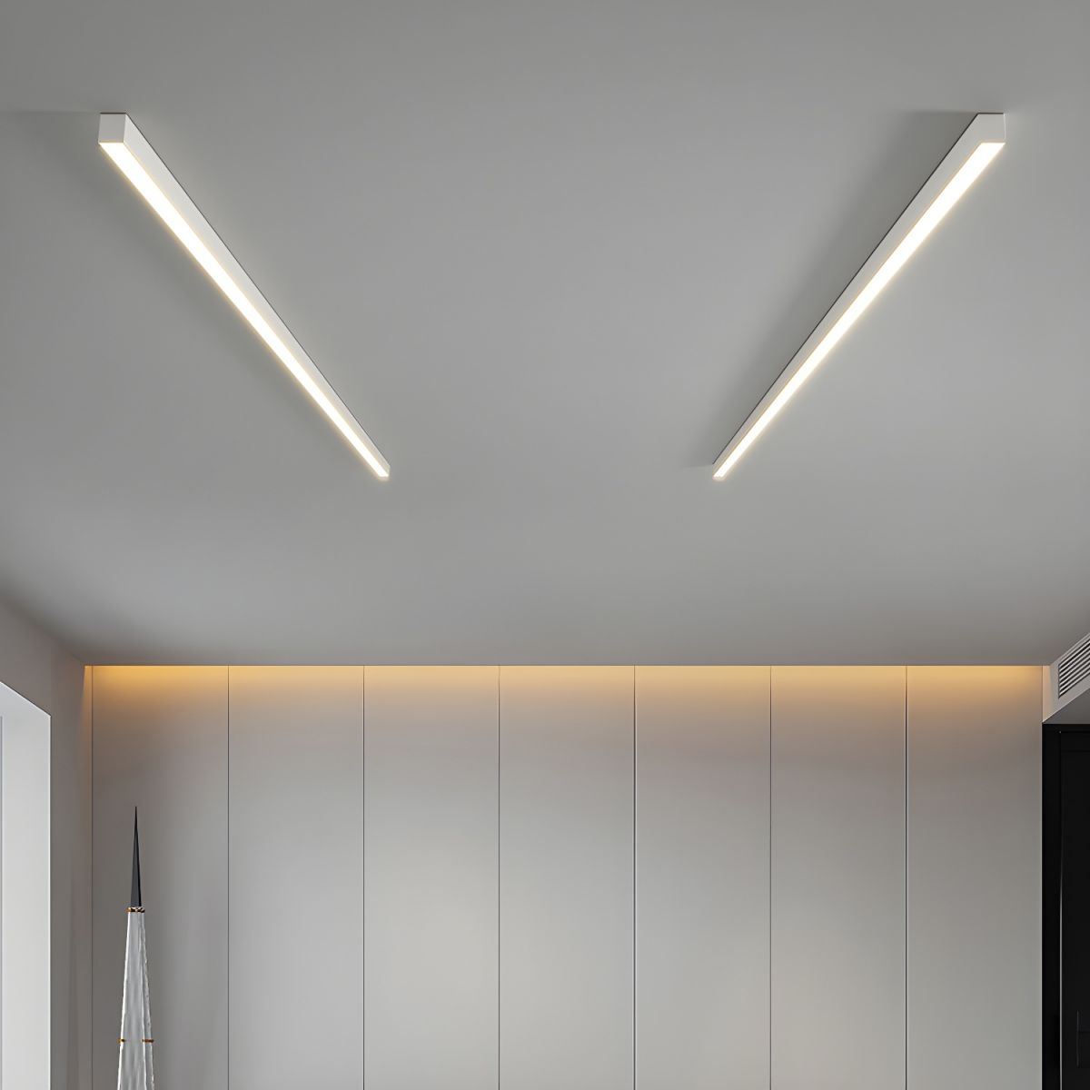 Architectural Strip Flush Ceiling Light