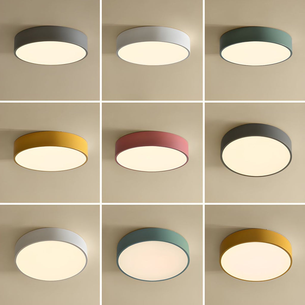 Ultra Slim Nordic Semi Flush Mount Light