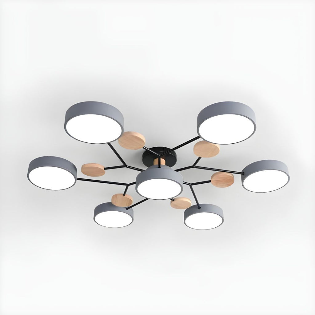Macaron Glass Cluster Ceiling Light