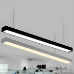 Sleek Architectural Metal Bar Pendant Light