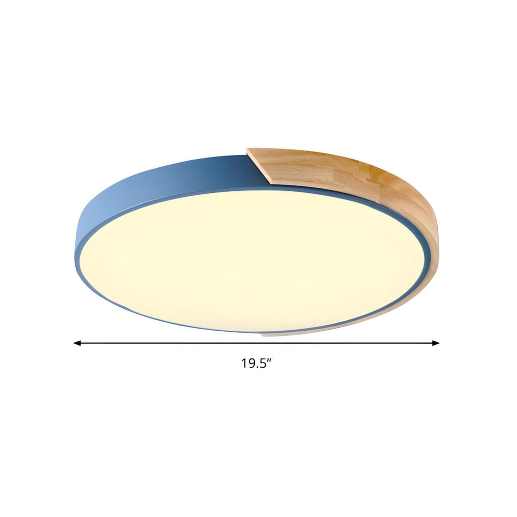 Minimalist Macaron Halo Ceiling Light