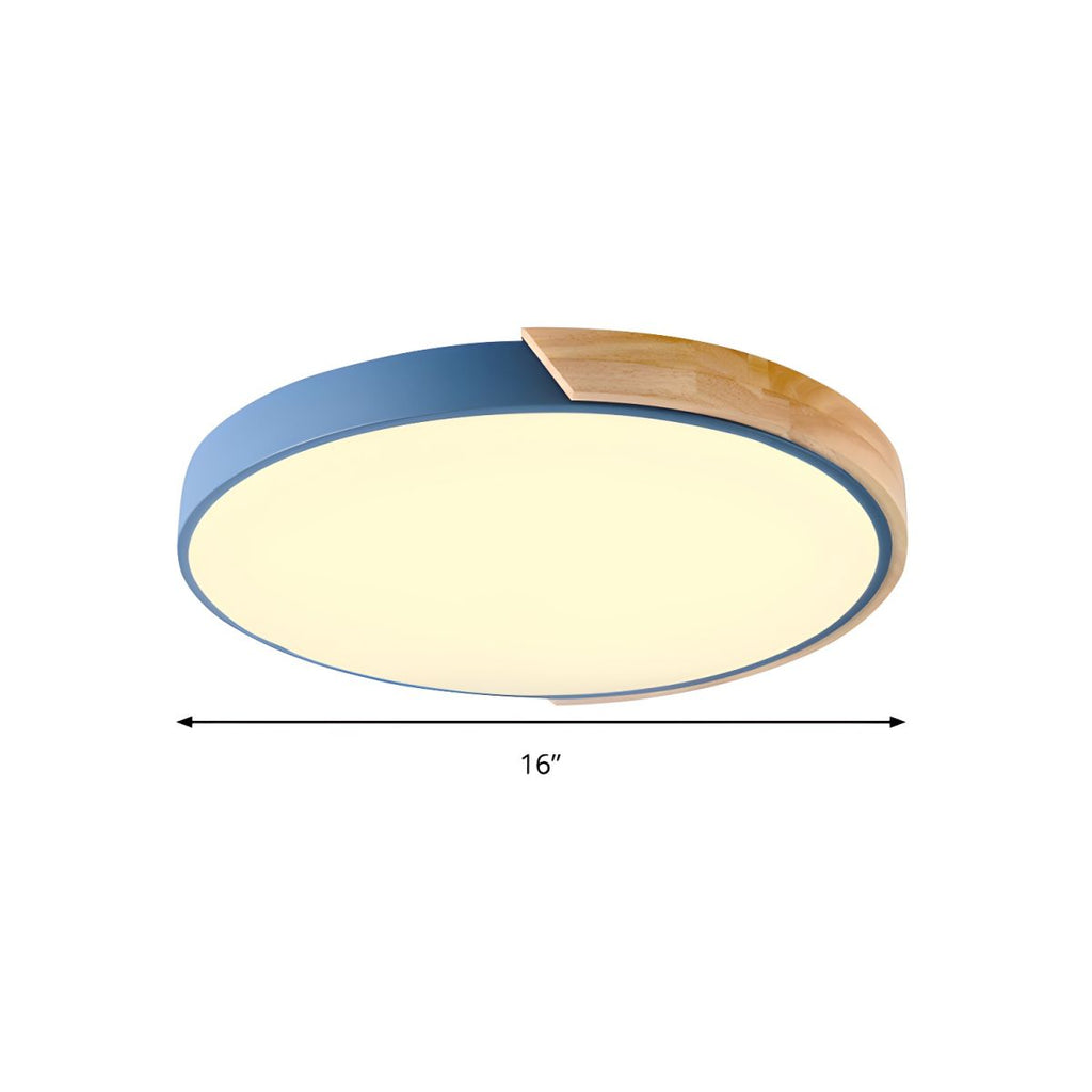 Minimalist Macaron Halo Ceiling Light